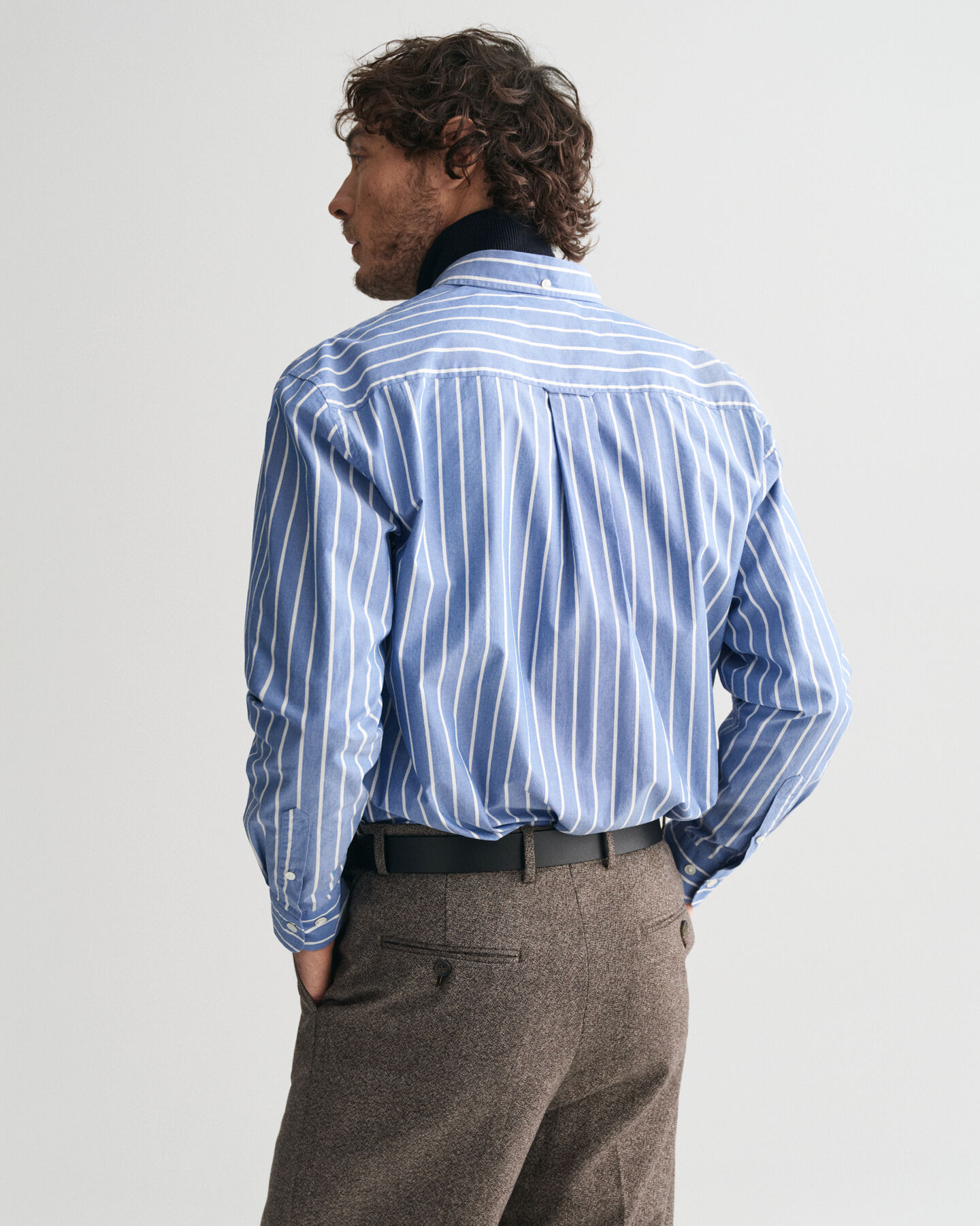 Relaxed Fit Striped Heritage Poplin overhemd