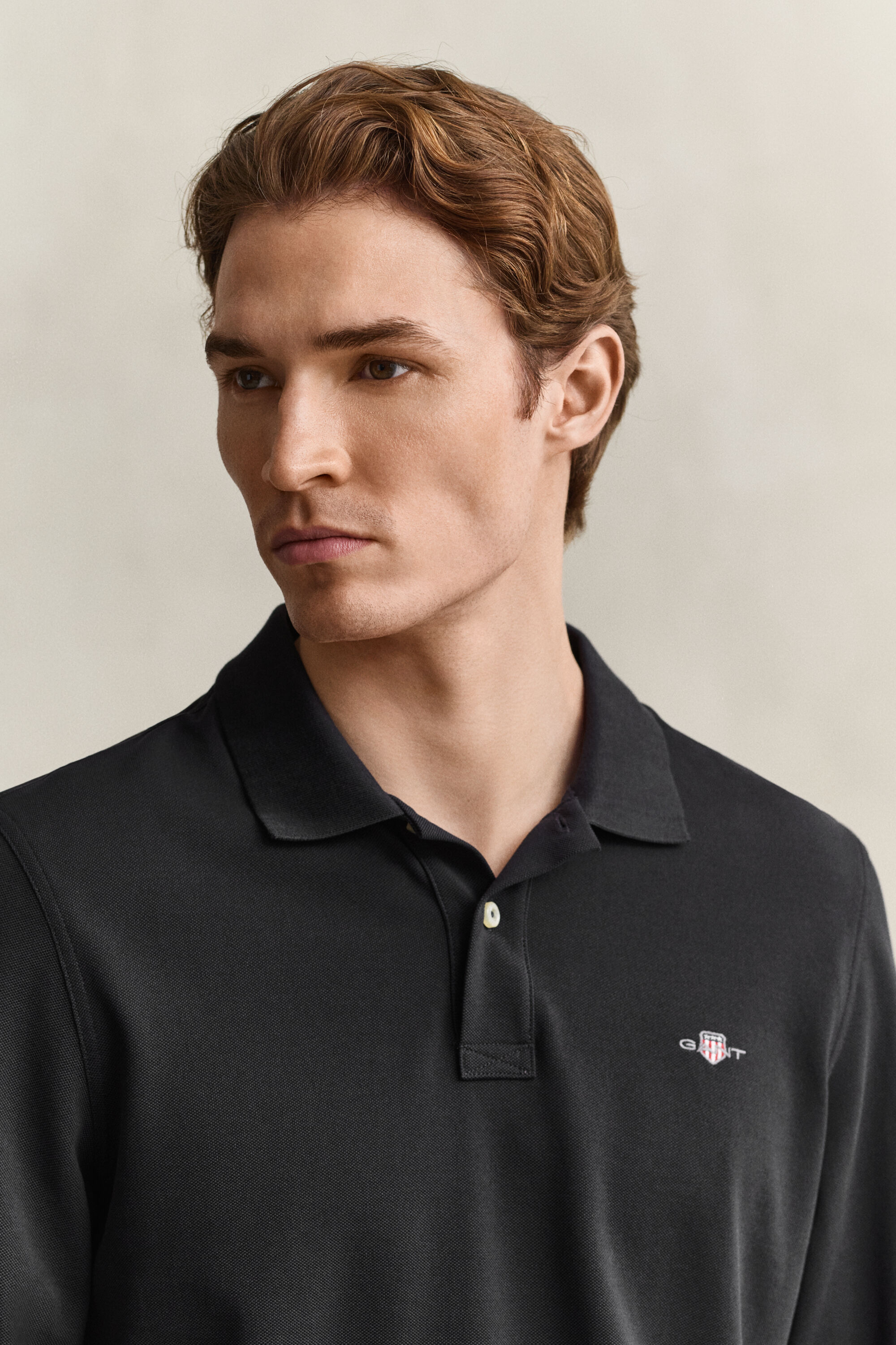 Poloshirt met lange mouwen