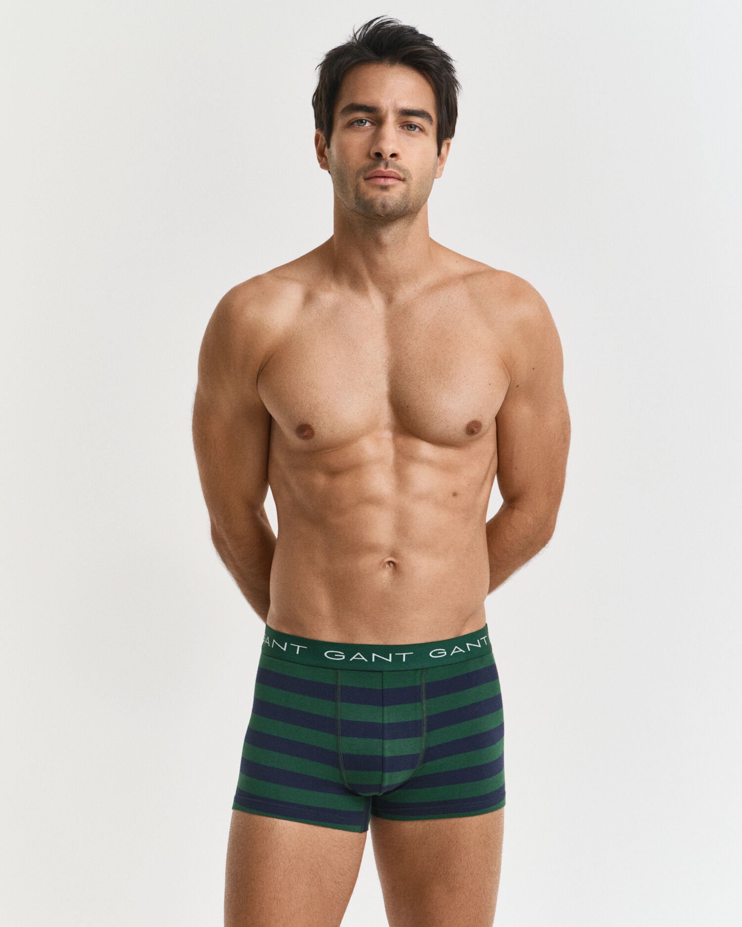 Set van drie gestreepte boxershorts