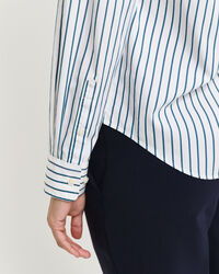 Regular Fit Classic overhemd met strepen van poplin