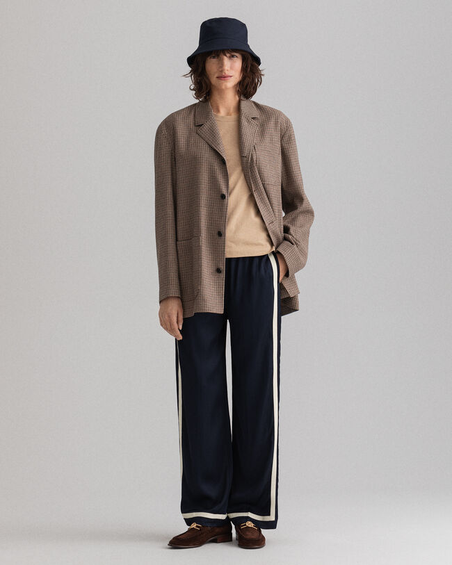 Pull-On satijnen broek