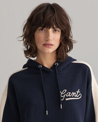 Hoodie met kleurblok