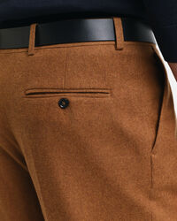 Relaxed Fit kostuumbroek van wolflanel