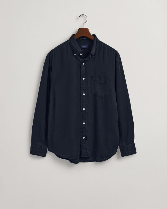 Relaxed Fit speciaal geverfd lyocell overhemd