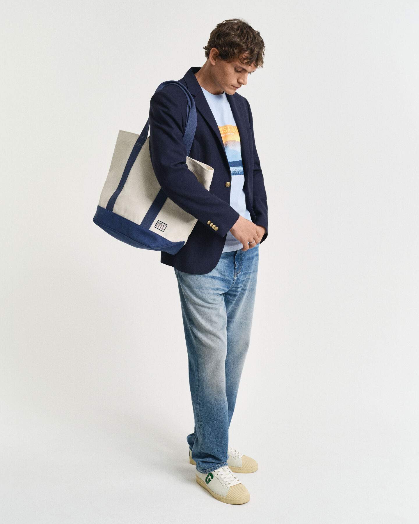 GANT USA Sailing Print Graphic T-shirt