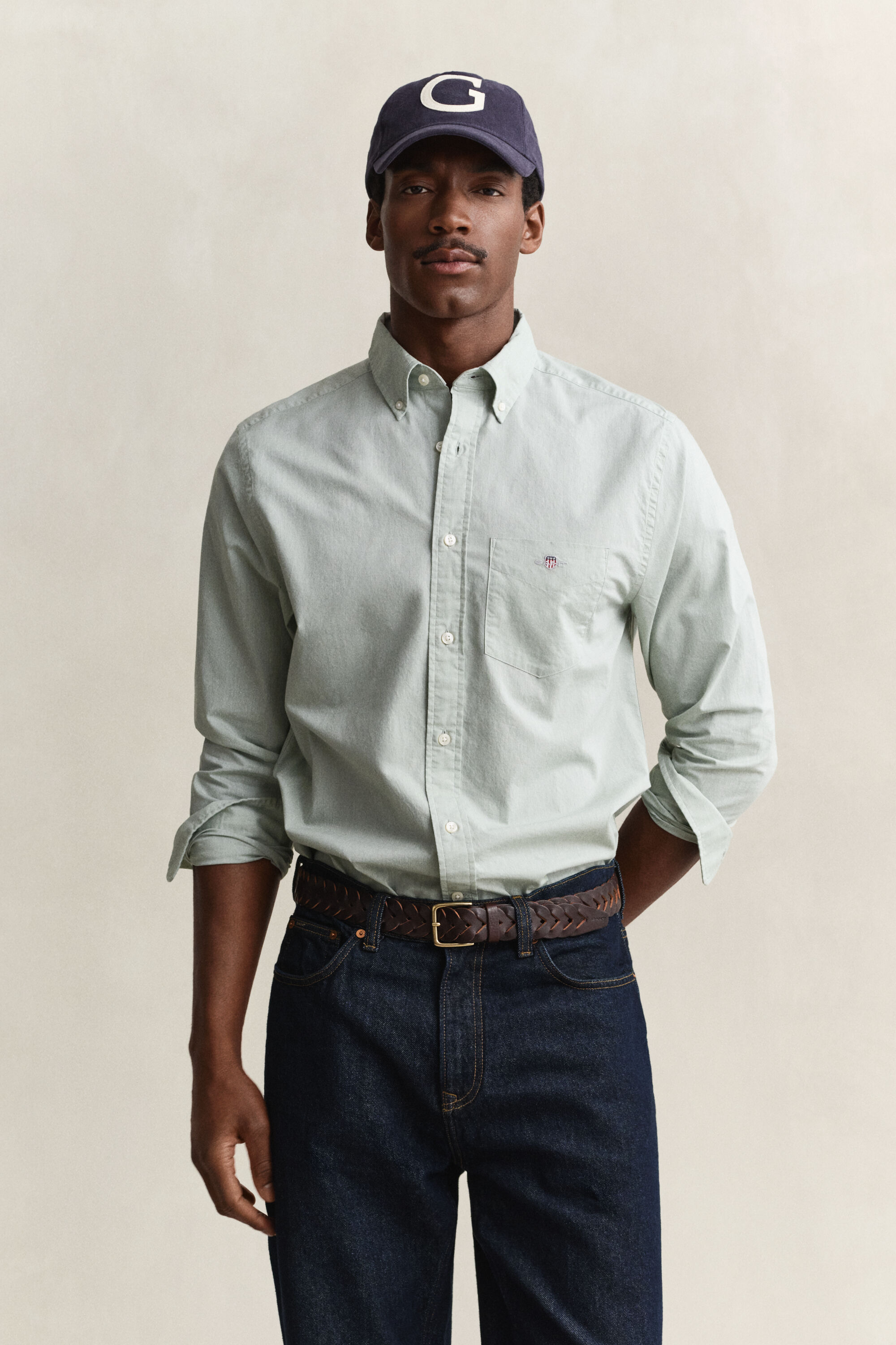 Regular Fit Classic overhemd van poplin