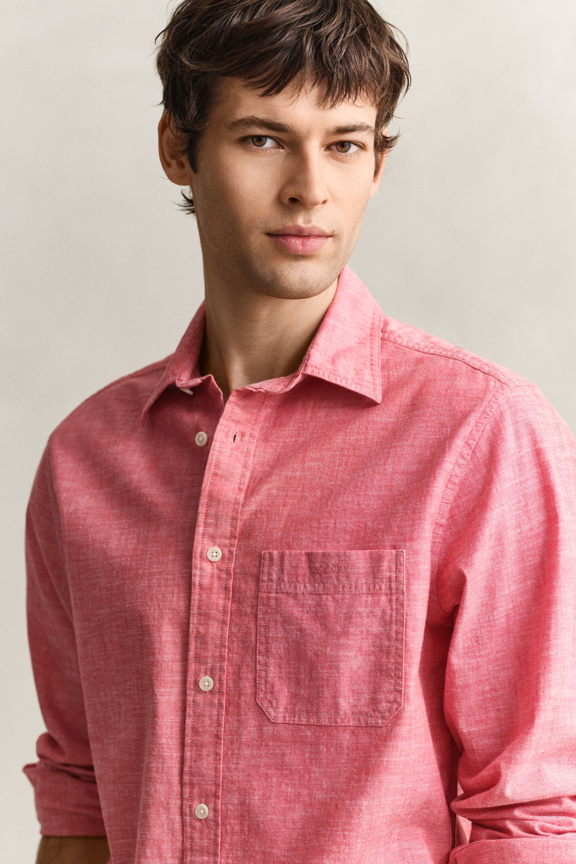 Overoverhemd van chambray