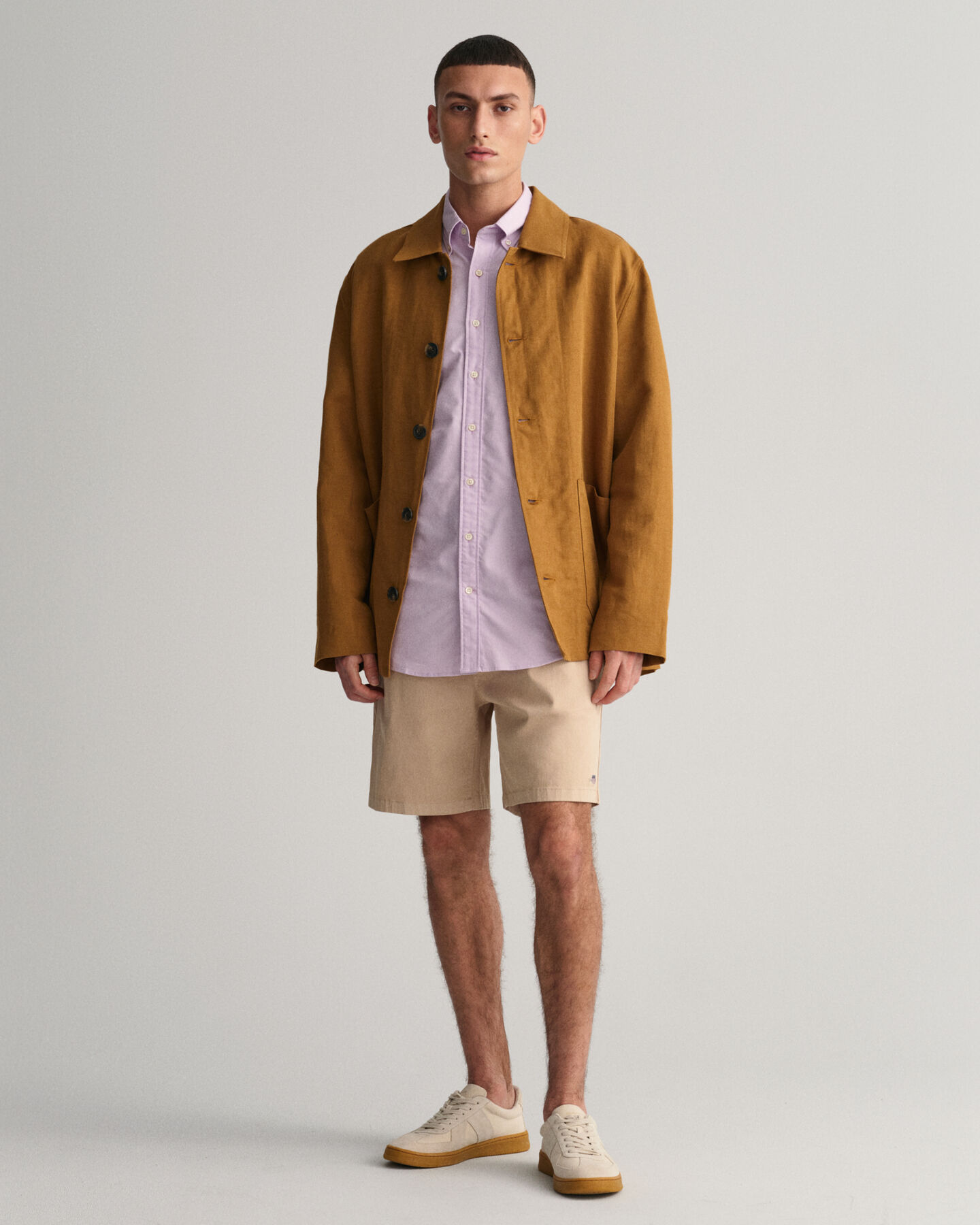 Regular Fit Oxford-overhemd met korte mouwen