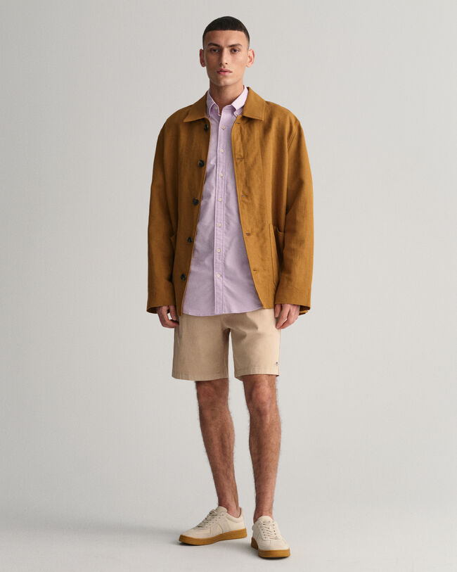 Regular Fit Oxford-overhemd met korte mouwen