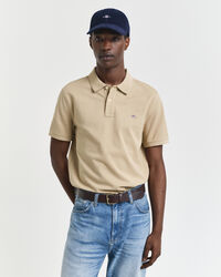 Regular Fit Shield piqué poloshirt