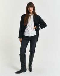 Klassieke Oxford-blouse met ruche