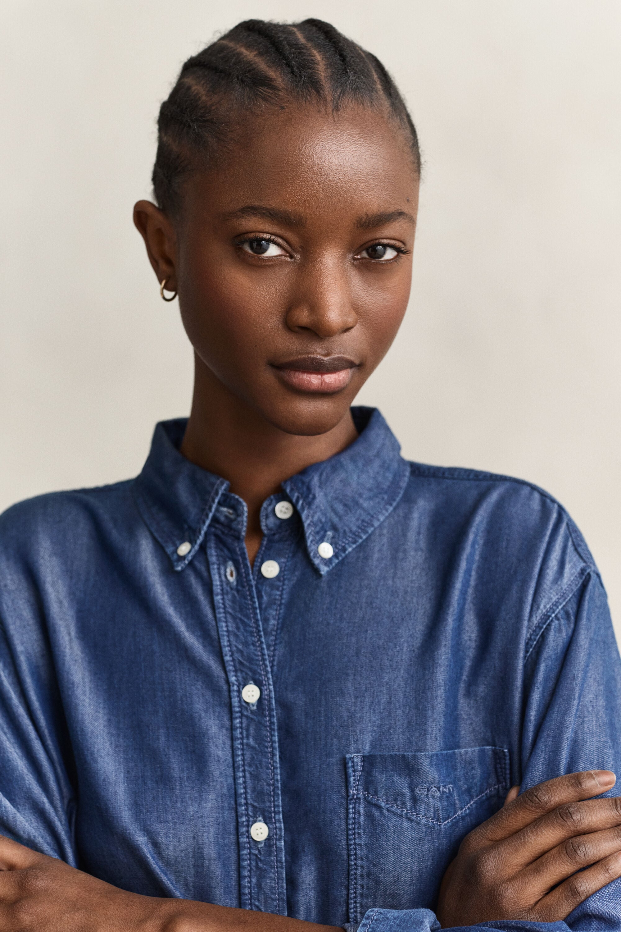 Indigo overhemd
