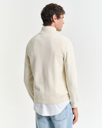 Nautical Flag sweater met korte rits