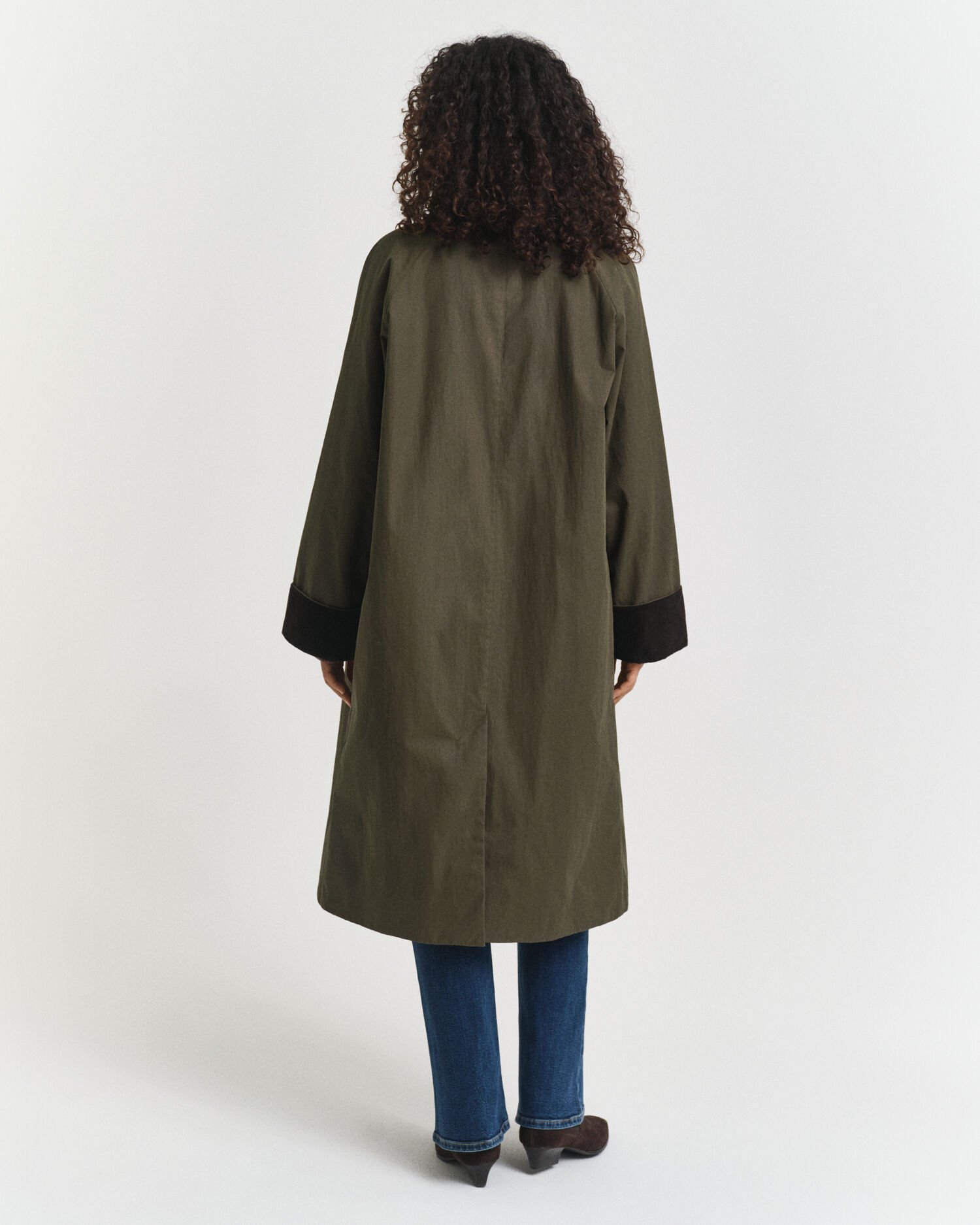 Car Coat van gewaxt katoen