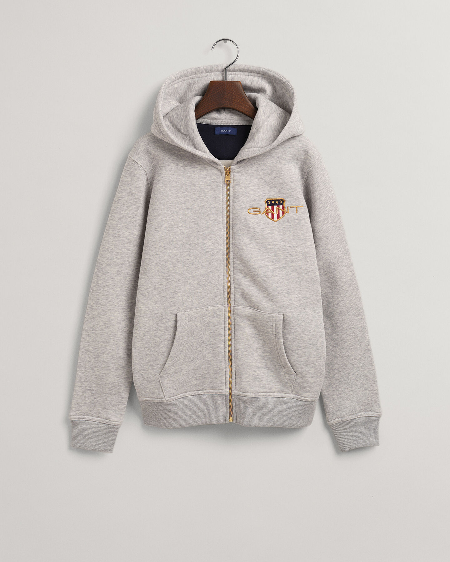 Teens Medium Archive Shield hoodie met ritssluiting