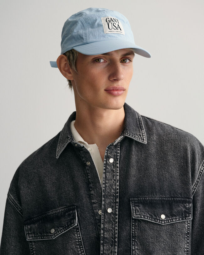 Oversized Heavy overhemd van verwassen denim