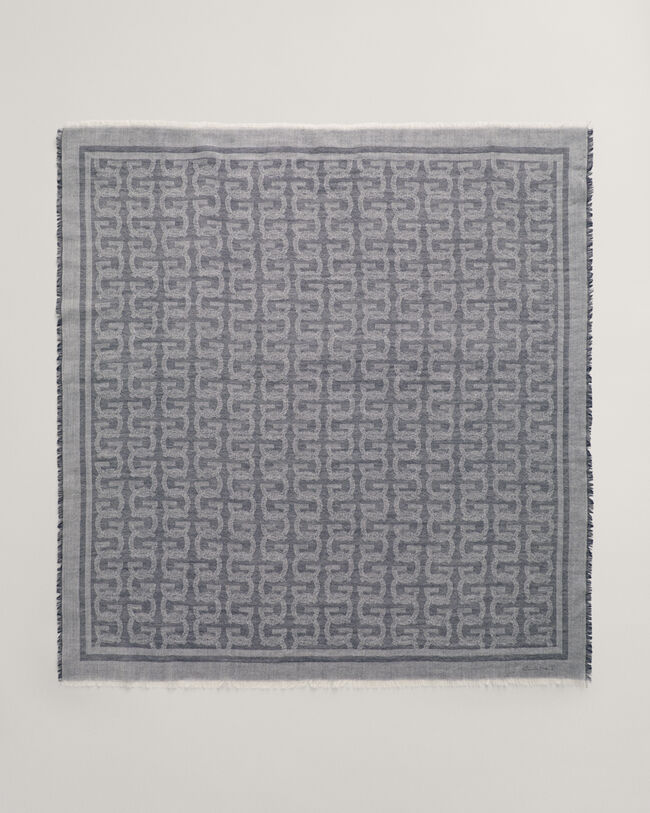 G Patterned lichtgewicht wollen sjaal