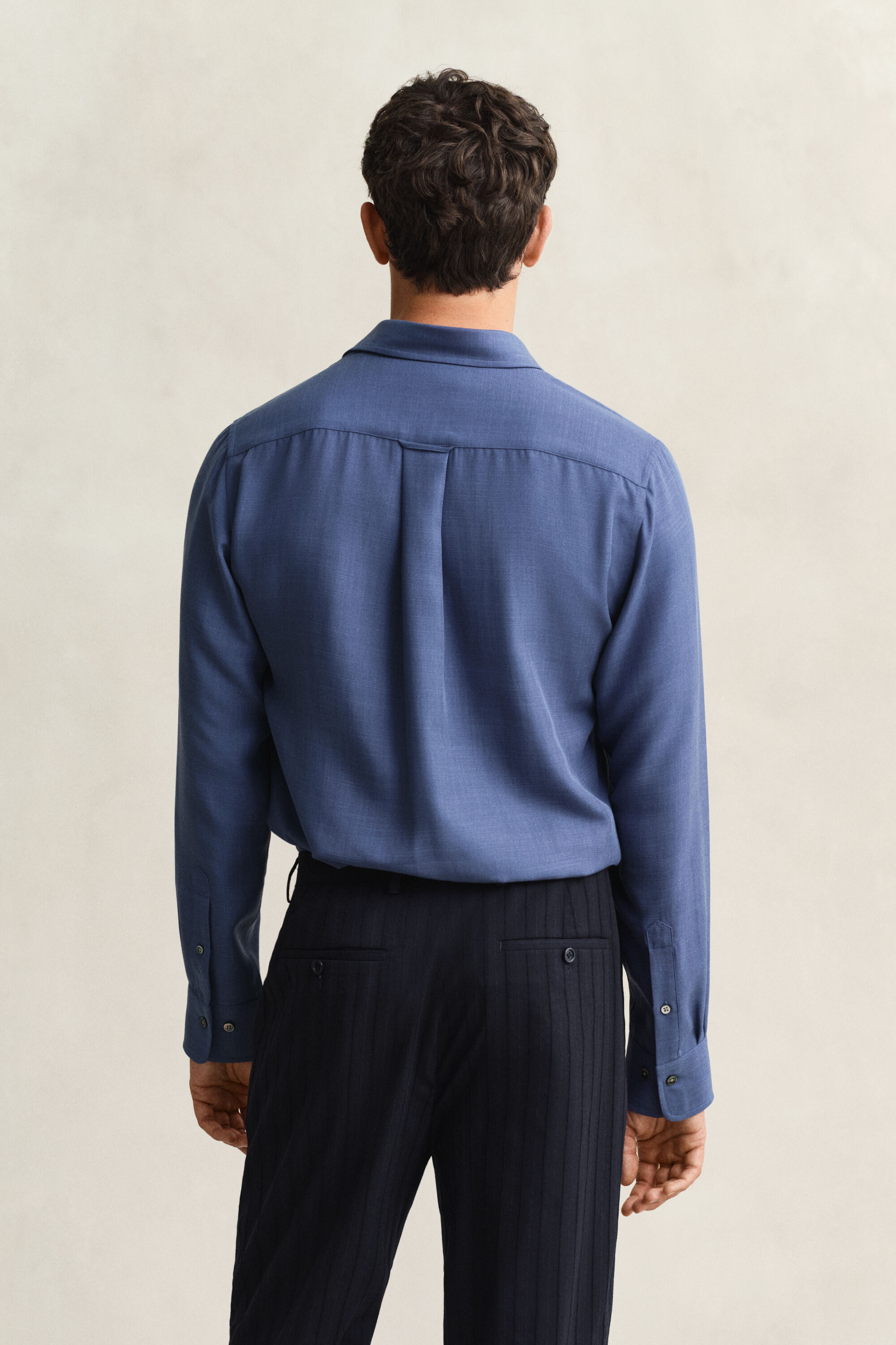 Overoverhemd van lyocell