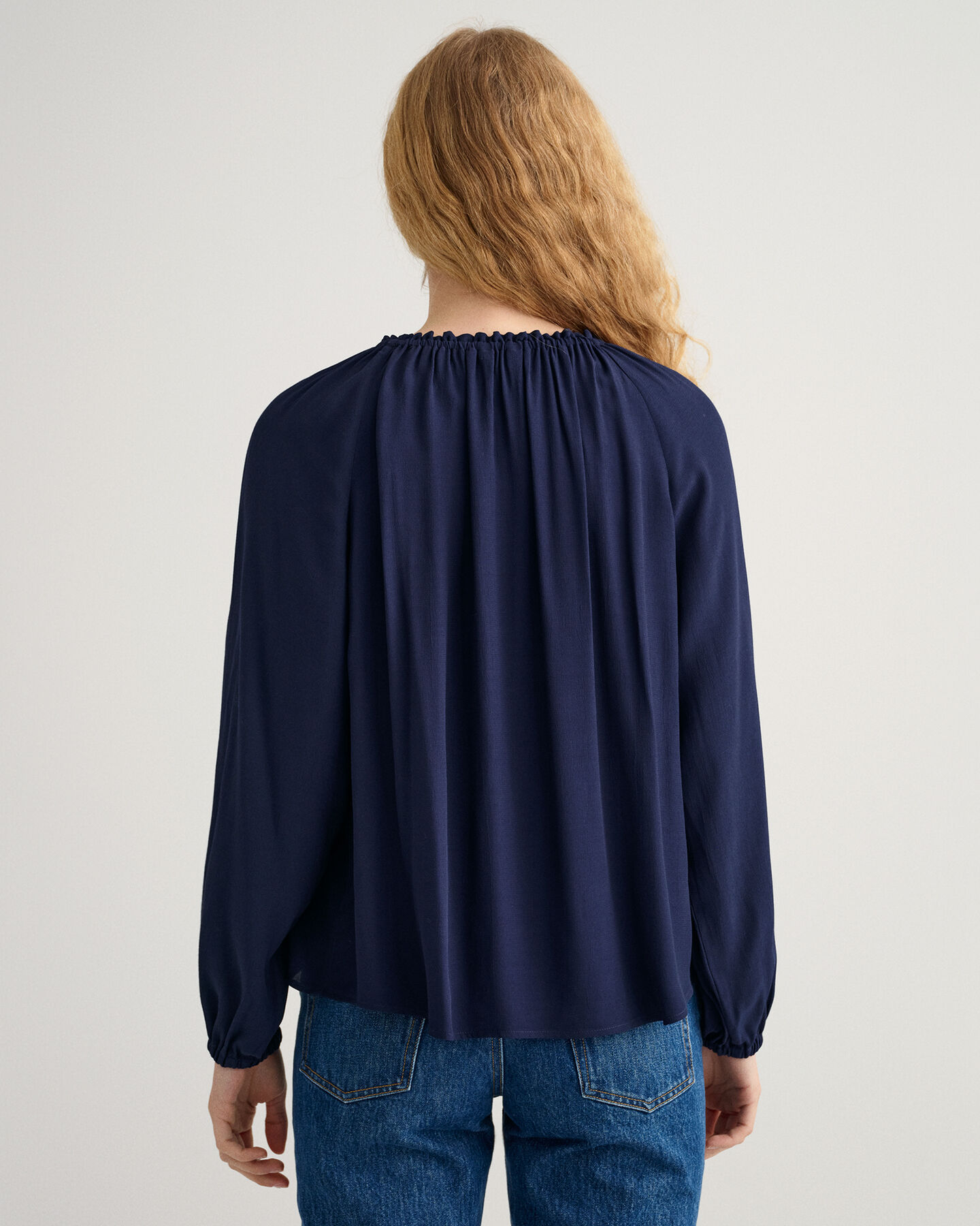 Blouse met boothals