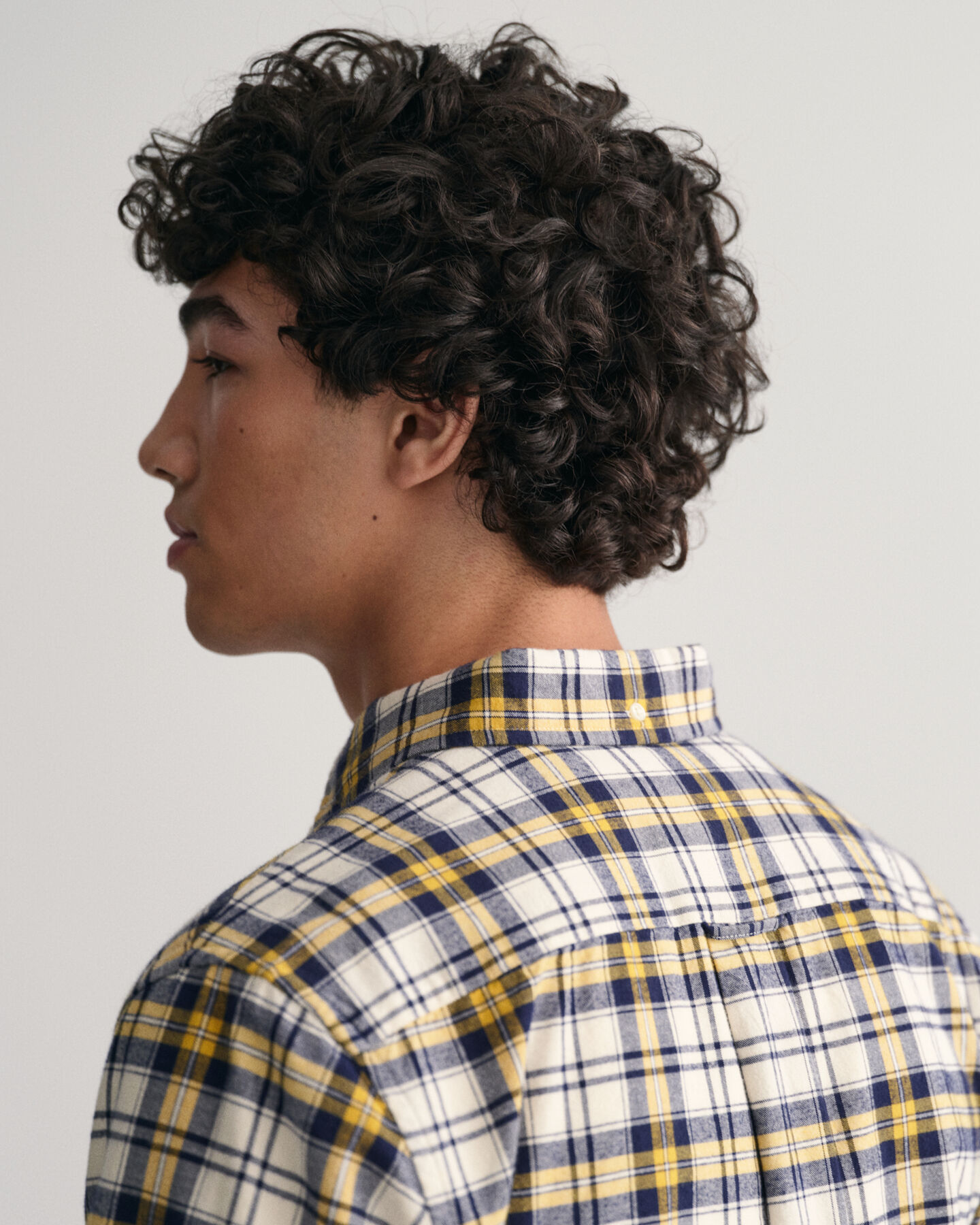 Regular Fit geborsteld geruit Oxford-overhemd