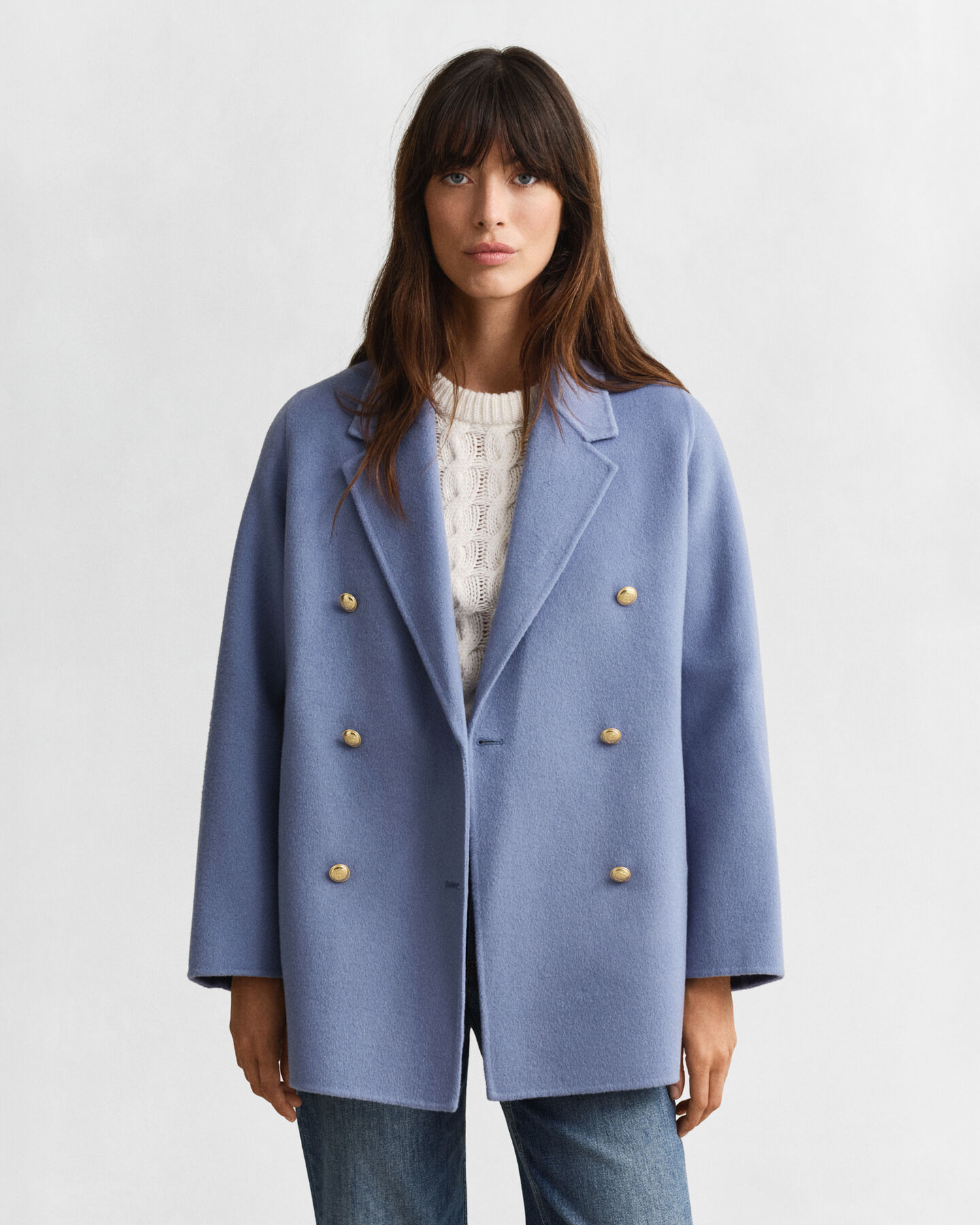 Jekker met handgestikt detail