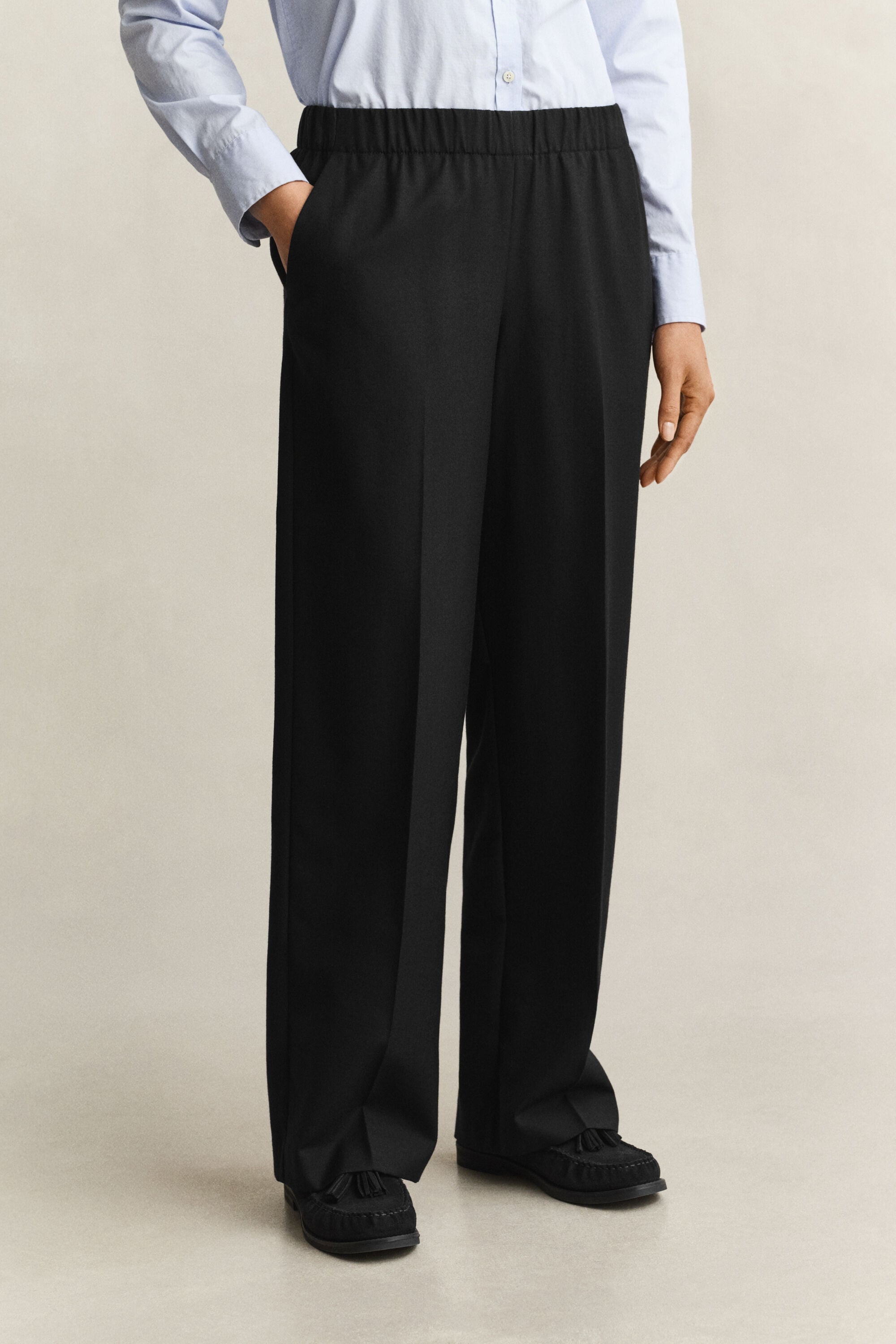 Broek van wolmix