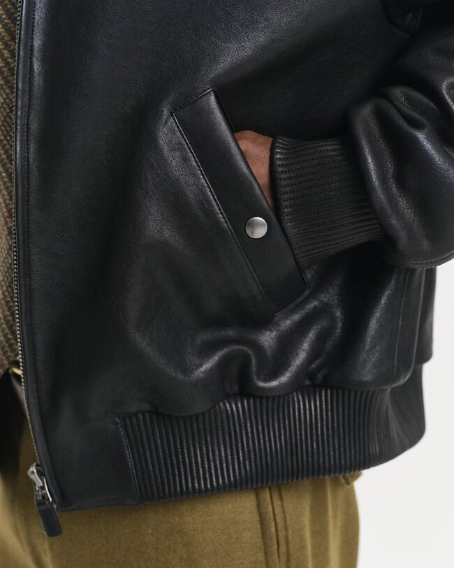 Leren Harrington jack