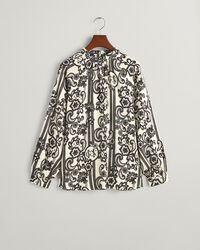 Lace Print blouse met col