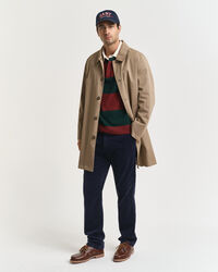 Gestreepte Rugger-trui van extra fijne lamswol