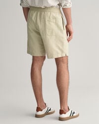 Short van katoen en linnen