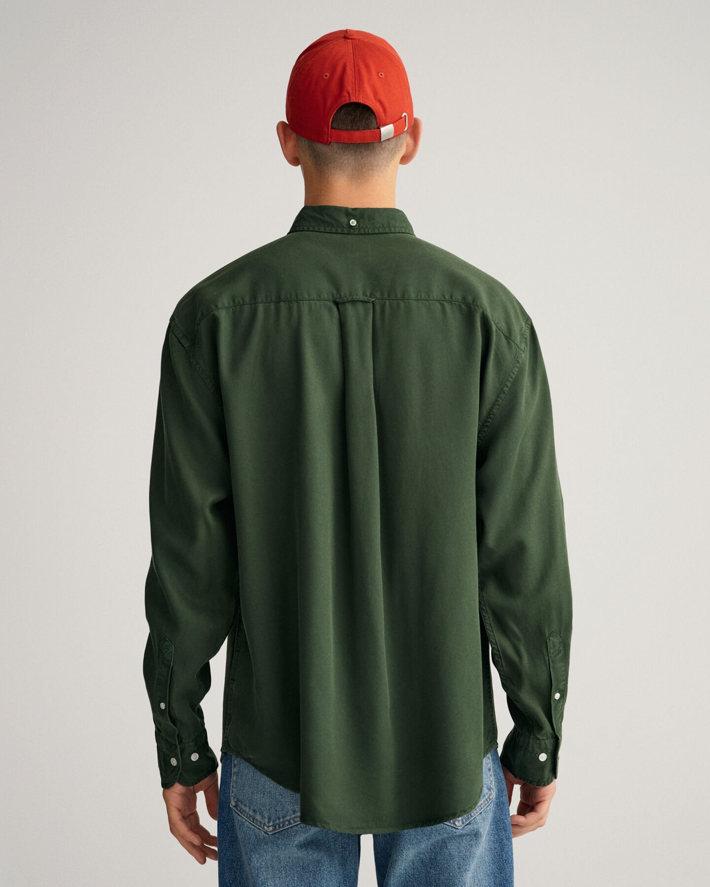 Relaxed Fit speciaal geverfd lyocell overhemd