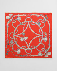 Zijden sjaal met Sailing-print