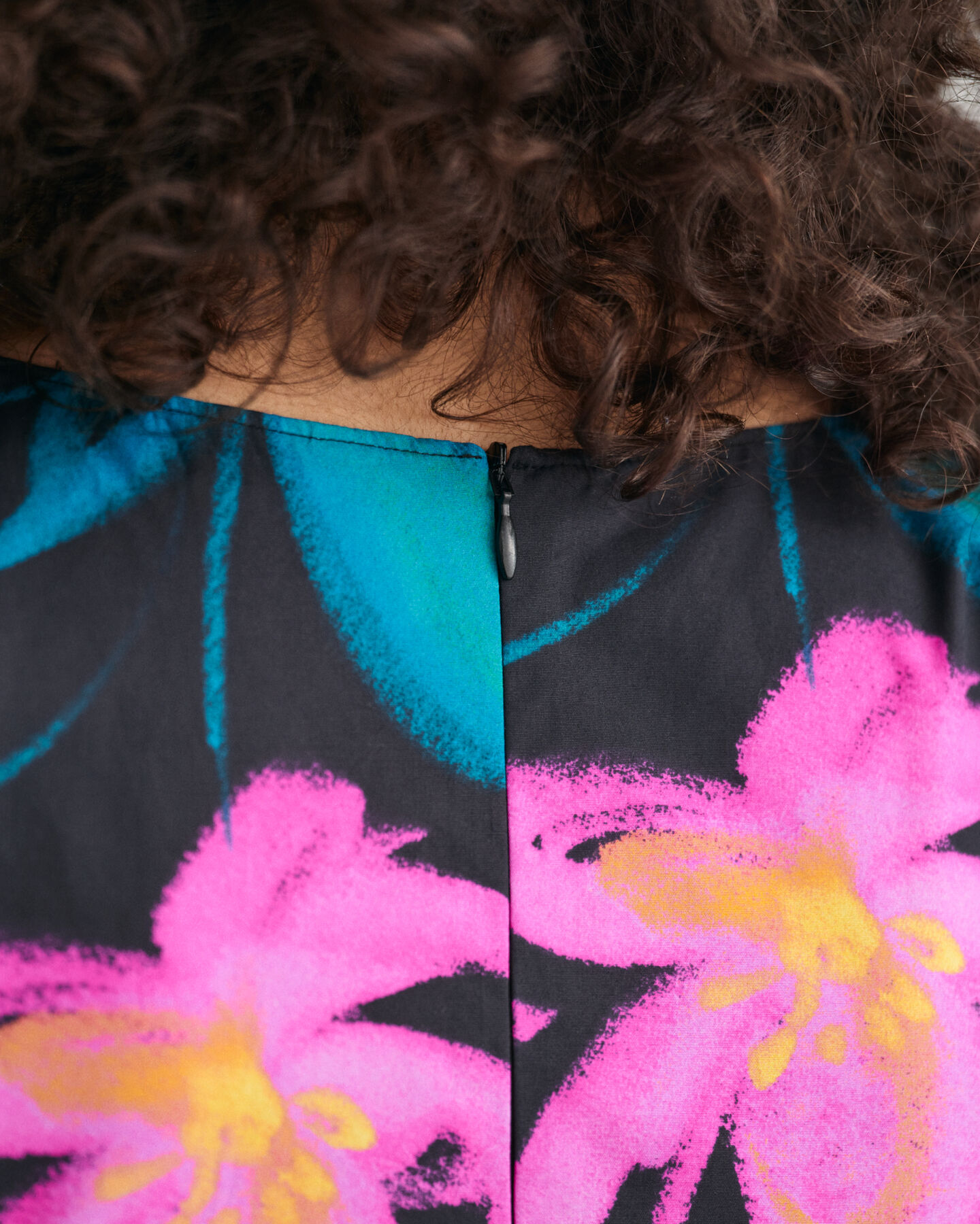 Blouse met losse mouwen en bloemenprint