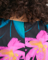 Blouse met losse mouwen en bloemenprint