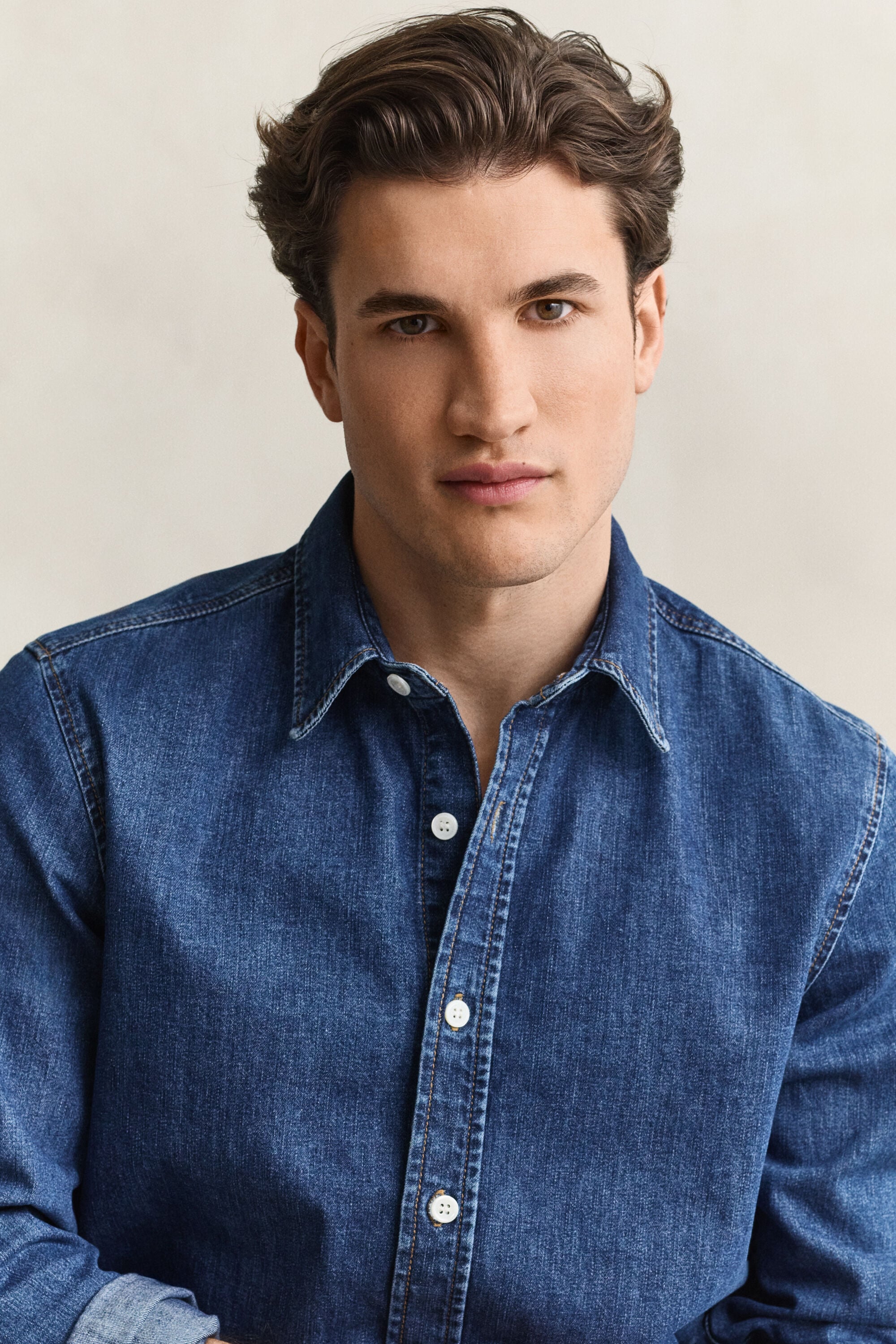 Denim overhemd