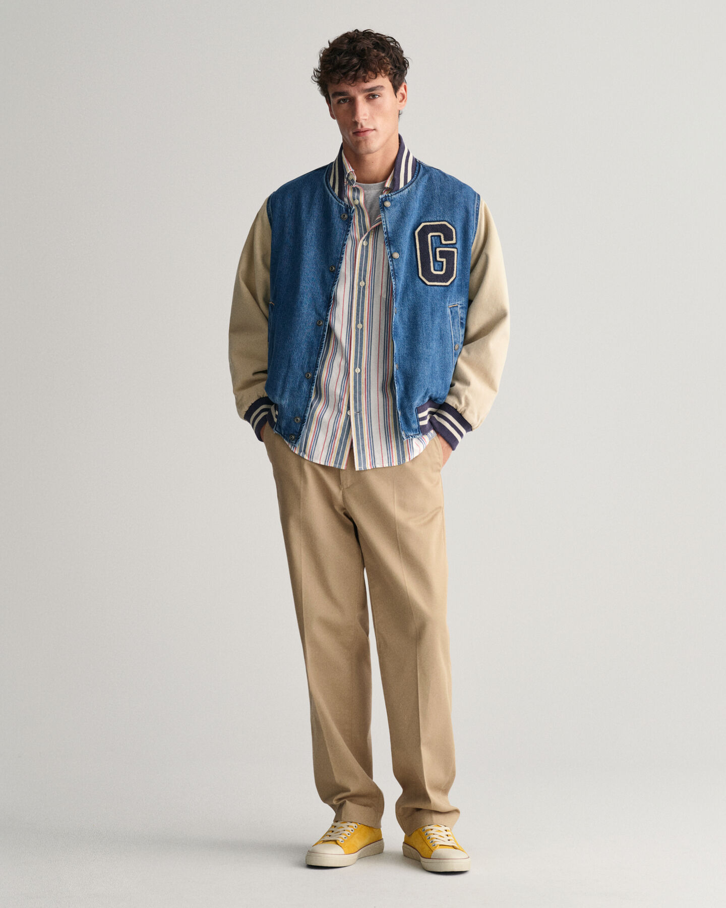 Regular Fit gestreept Archive Oxford-overhemd 