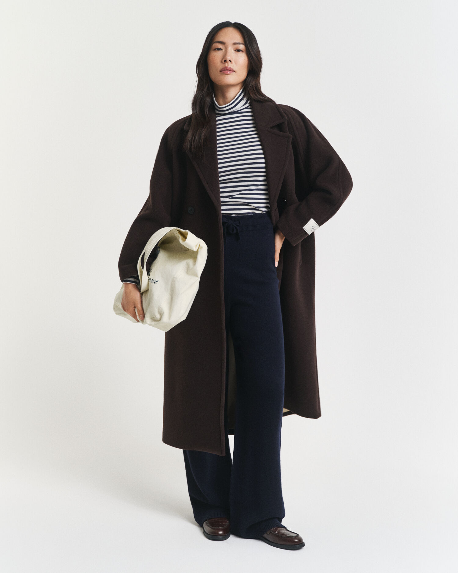 Coltrui van licht, gestreept katoen