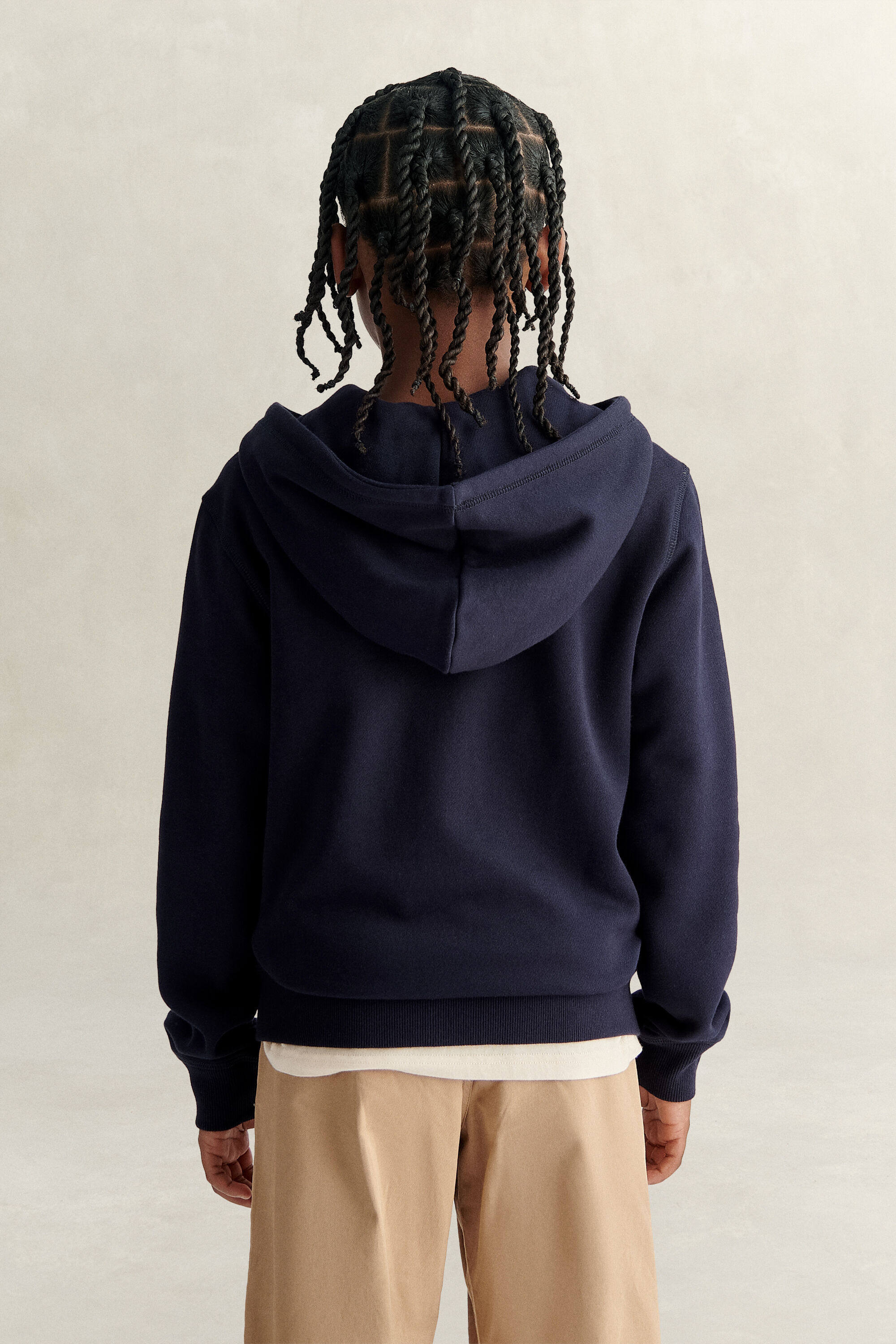 Teens Shield hoodie met ritssluiting