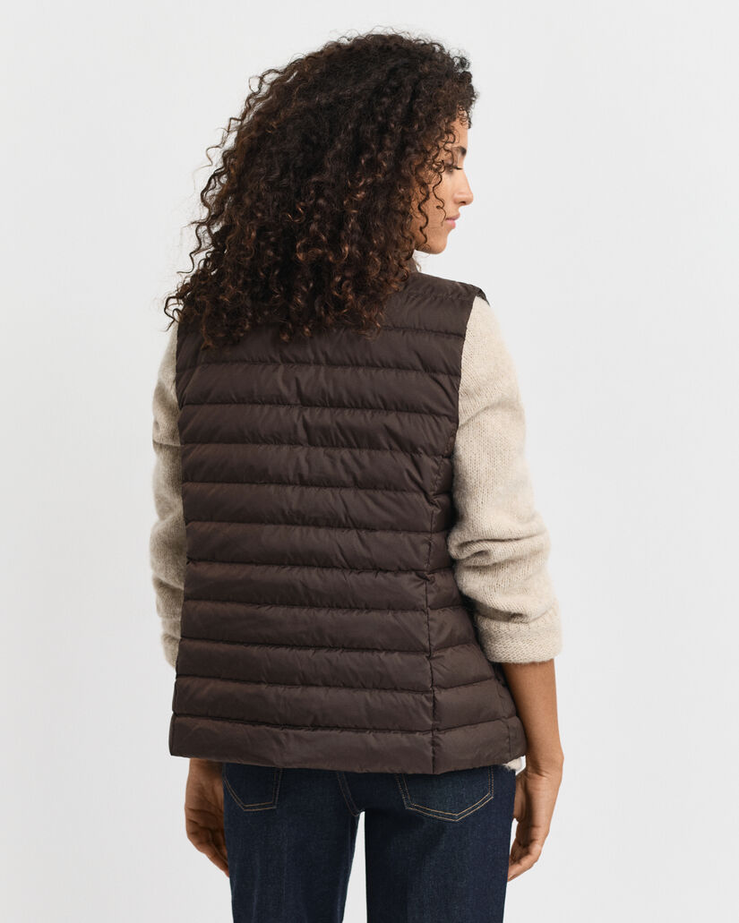 Lichte donsbodywarmer