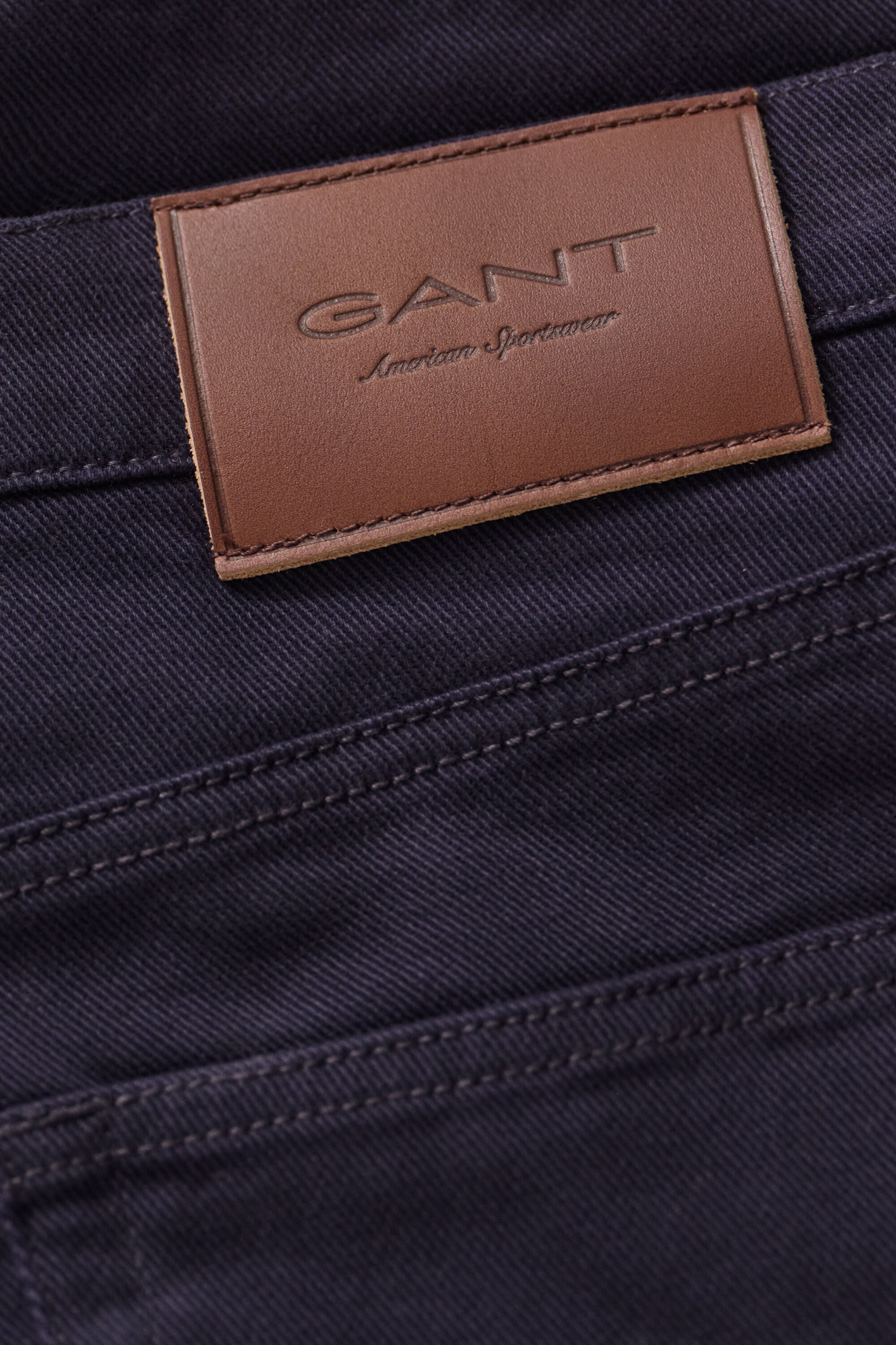Slim Fit jeans van keperstof