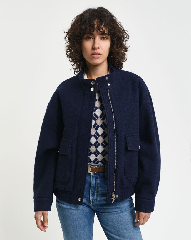 Wollen Harrington jack