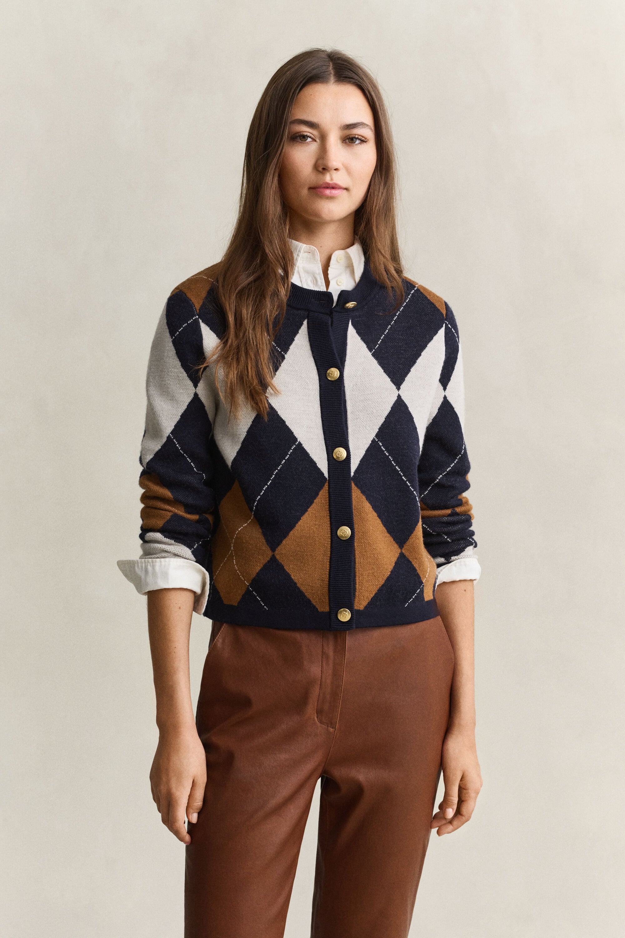 Argyle vest