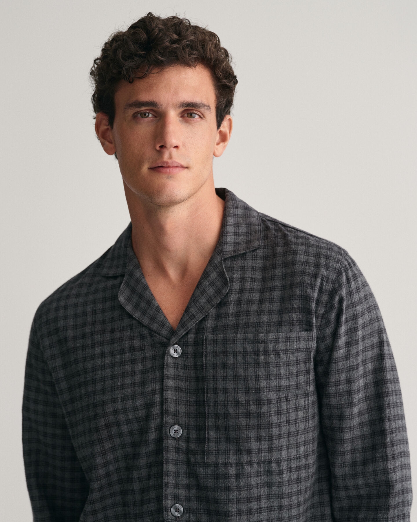 Flanellen pyjamabroek & -shirt in cadeauverpakking