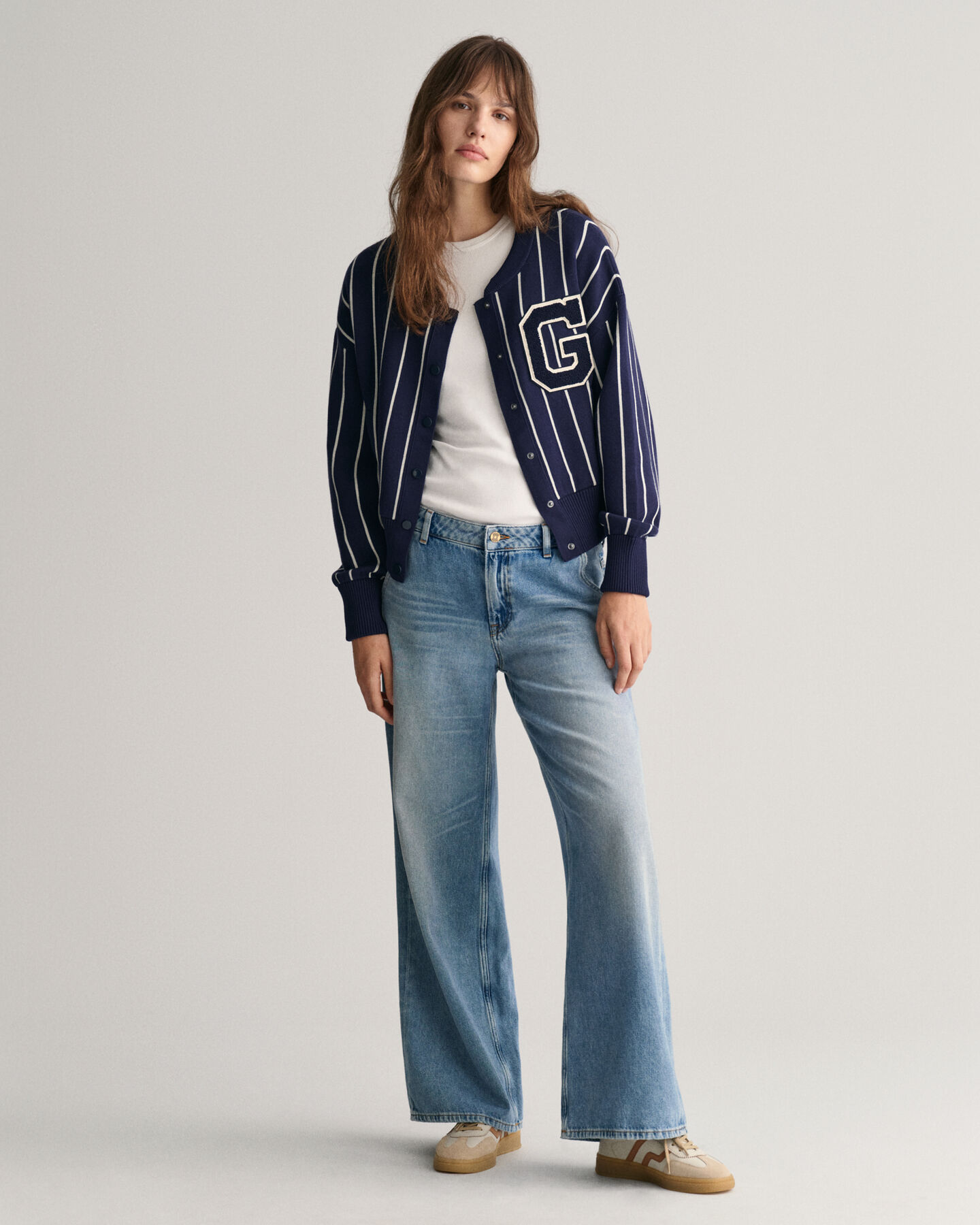 GANT Varsity gebreid bombervest