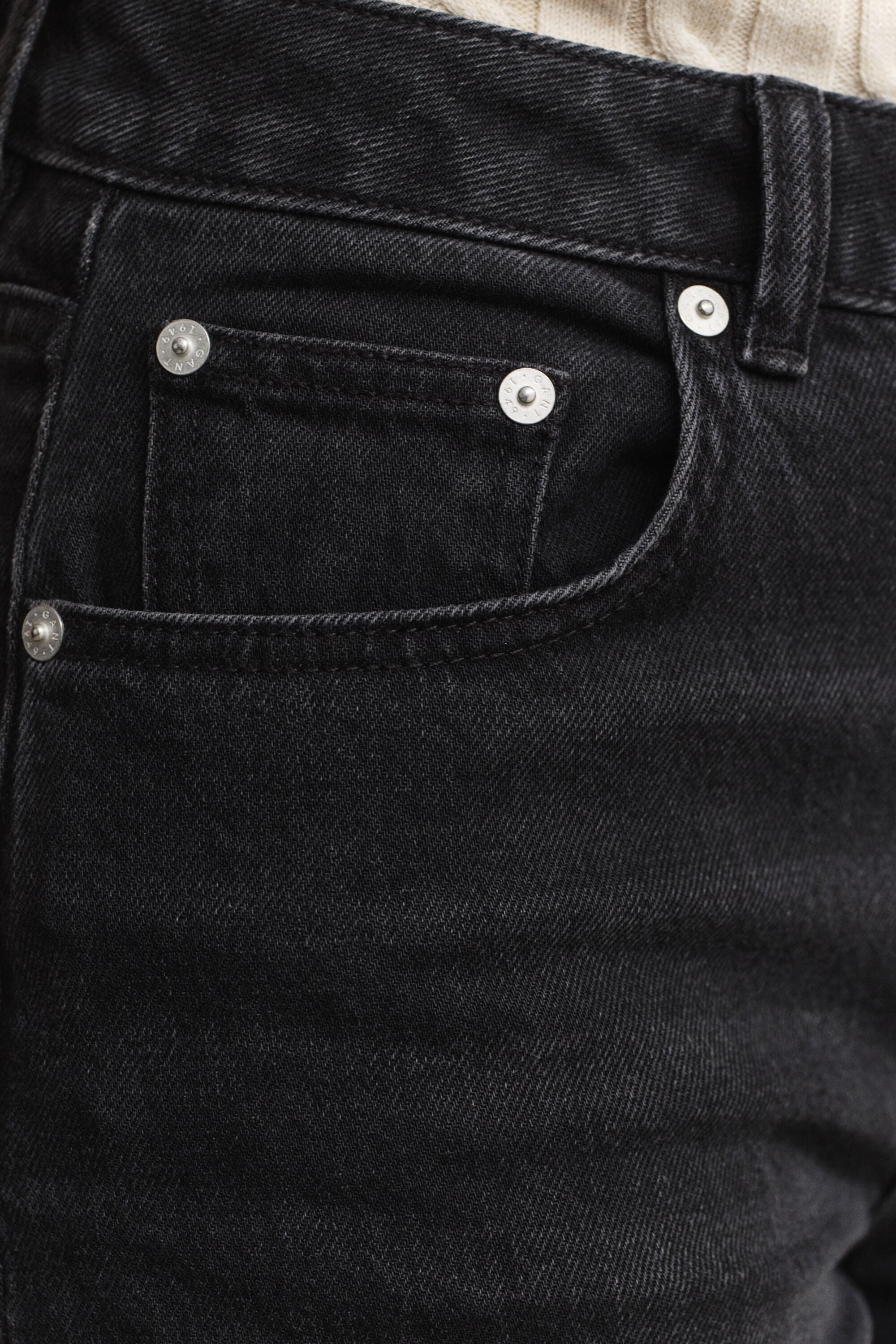 Stretchjeans met rechte pijpen