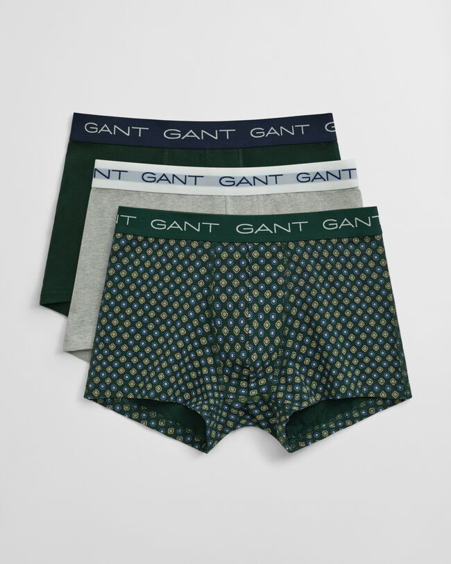 Set van drie boxershorts met geometrische print