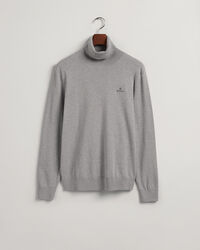 Trui met rolkraag van katoen-kasjmiermix