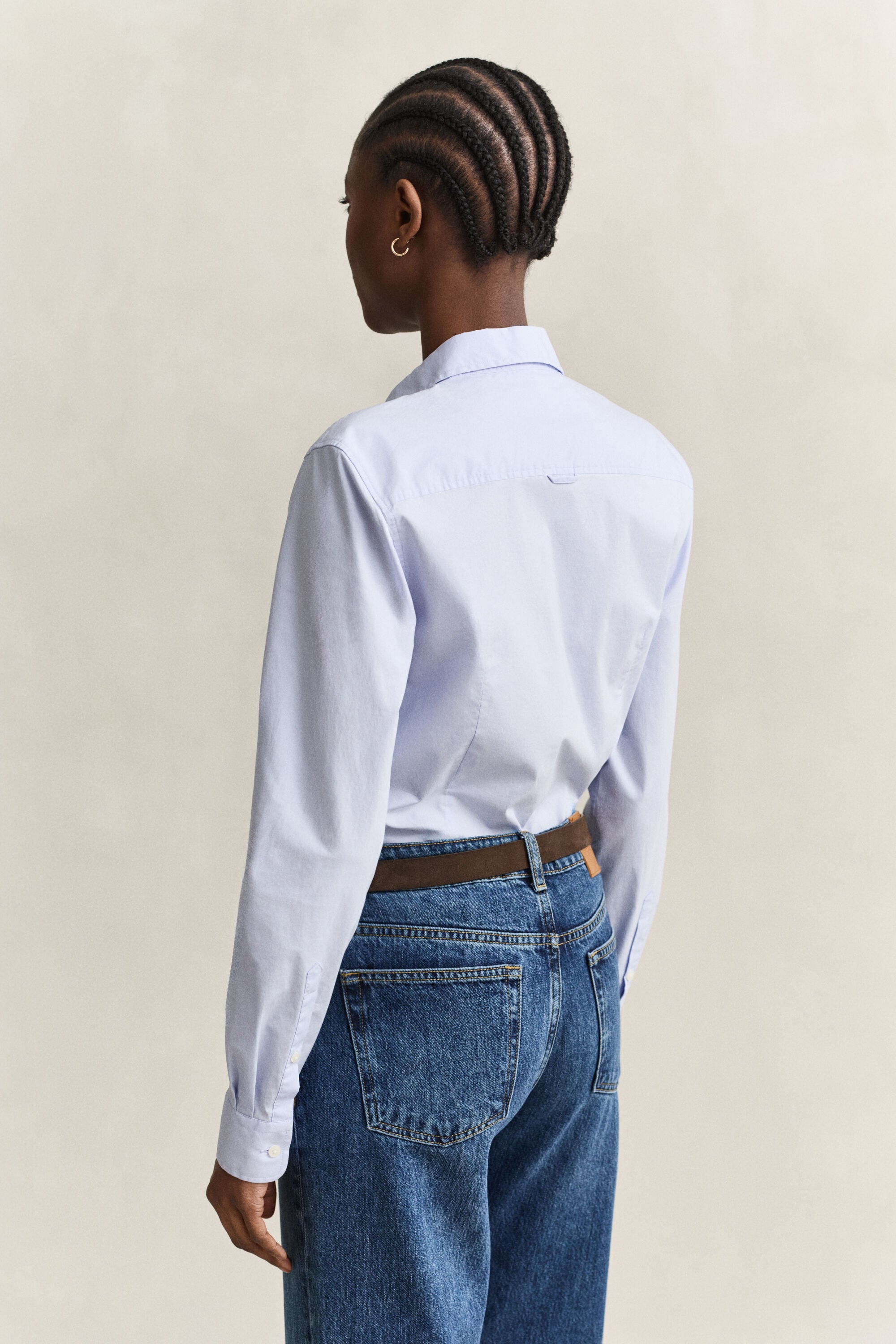 Poplin overhemd