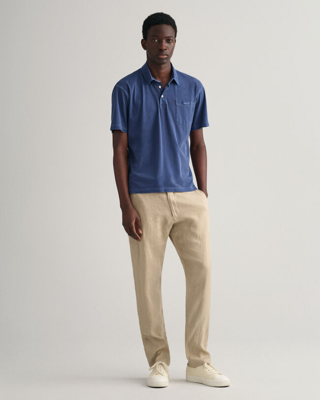 Sunfaded jersey poloshirt