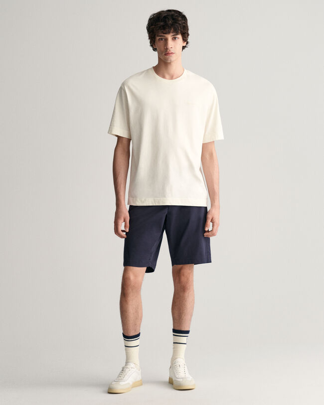 Relaxed Fit short van keperstof